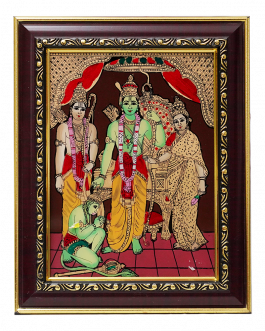 Glass  Painting Kothanda Ramar