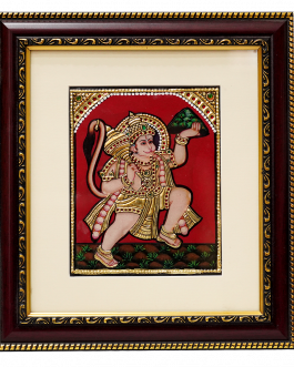 Tanjore Painting Anjaneyar