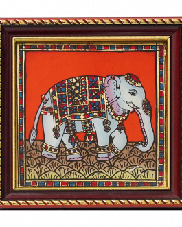 Glass Painting Elephant