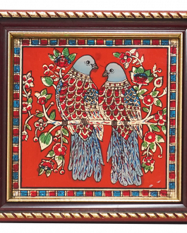 Glass Painting Pigeon