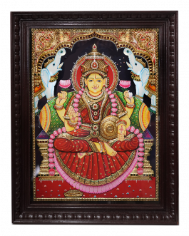 Tanjore Painting Gajalakshmi