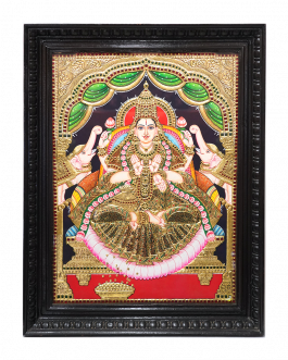Tanjore Painting Gajalakshmi