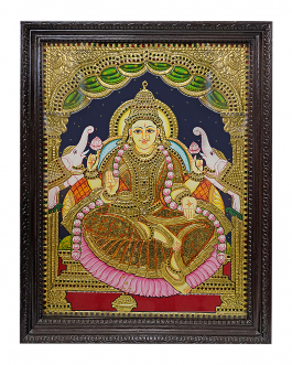 Tanjore Painting Gajalakshmi