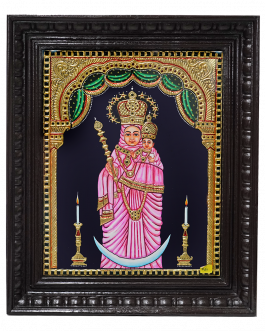 Tanjore Painting Velankanni Madha