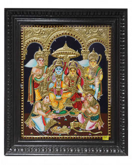 Tanjore Painting Ramar Pattabishegam