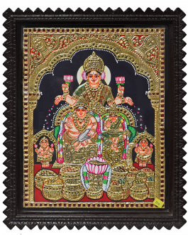 Tanjore Painting Gubera Lakshmi