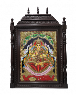 Tanjore Painting Gajalakshmi