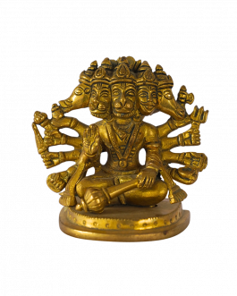 Brass Panjamuga Hanuman