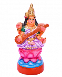 Paper mache Saraswathi
