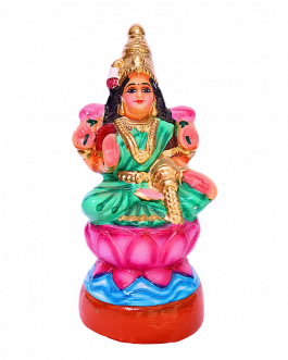 Paper mache Lakshmi