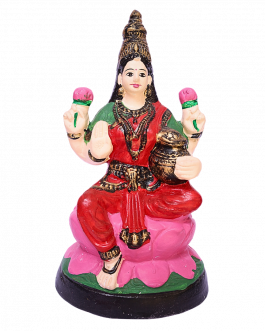 Paper mache Lakshmi