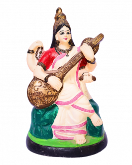 Paper mache Saraswathi