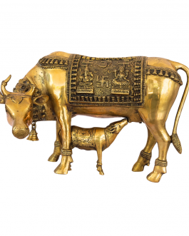 Brass Cow and Calf