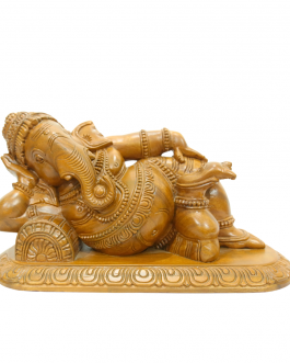 Wood Vaasthu Ganesha (Teek Wood Polish)