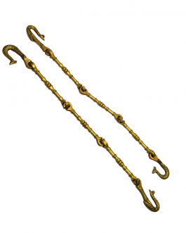Brass Unjal Set