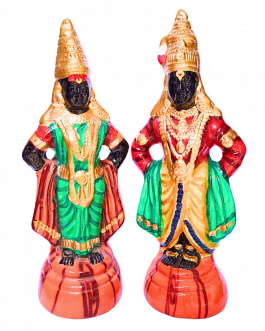 Paper mache PanduRangan,Rukmani