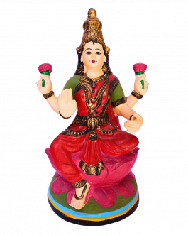 Paper mache Lakshmi (Antique)