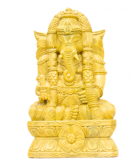 Wood Vinayagar With Sivalingam (Maavilangai Wood)