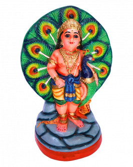 Paper mache Murugan