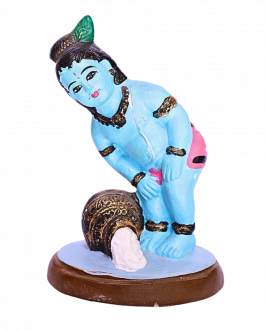 Paper mache BabyKrishnan (Antique)