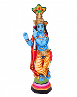 Paper mache Flute Krishnan