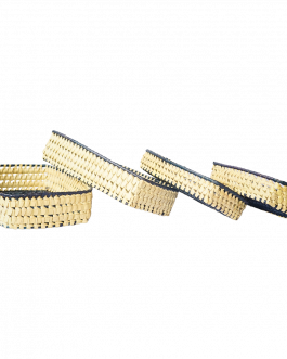 Palm Leaf Breads Tray Color