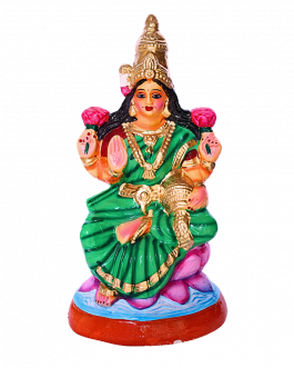 Paper mache Lakshmi