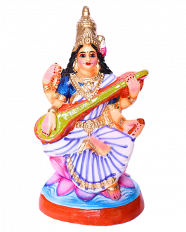 Paper mache saraswathi