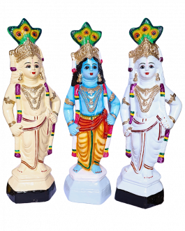 Paper mache Krishnan3 colors