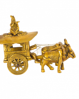 Brass Krishnan with Cart