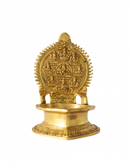 Brass Astalakshmi Lamp