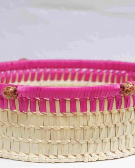 Palm leaf Round Money  Bowl Big