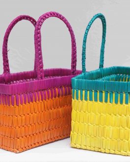 Palm Leaf Rectangle Basket