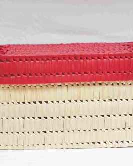 Palm leaf Rectangle Box Outer Lid