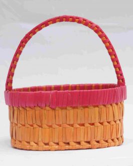 Palm Leaf Mini Basket Single Handle