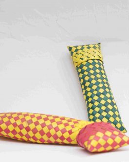 Palm Leaf Pencil Box Square