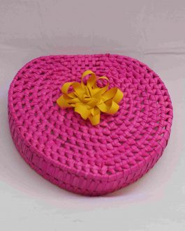 Palm Leaf Heart Shaped Box