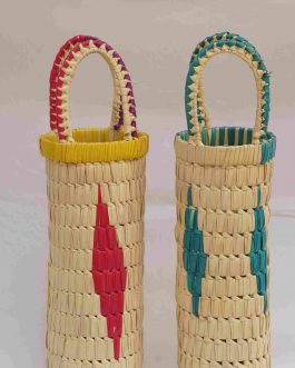 Palm Leaf Wine Bag