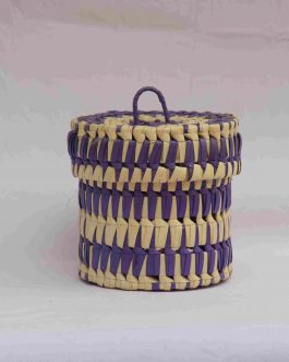 Palm Leaf 5×5 Round Ring Box