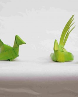 Palm Leaf Parrot Doll