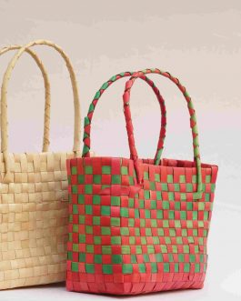 Palm Leaf Shopping Basket Thadukku Pinnal