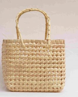 Palm Leaf Shopping Basket Fancy