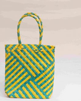 Palm Leaf Delhi Handle Bag