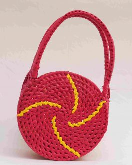Palm Leaf Delhi Hand Bag