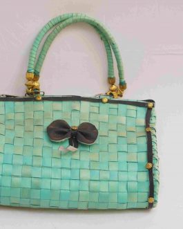 Palm Leaf Hand Purse Fancy
