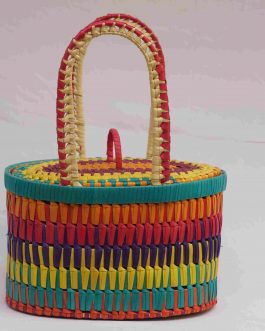 Palm Leaf Lunch Box with Lid