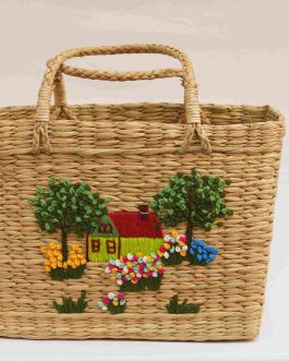 Palm Leaf M Rectangle Bag