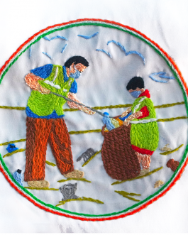 Chain Stitch Cleaning Stamp