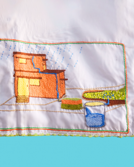 Lace Work Rain Water saving