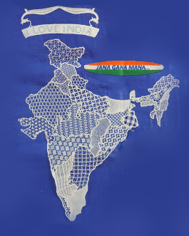 Lace Work Jana Gana Mana